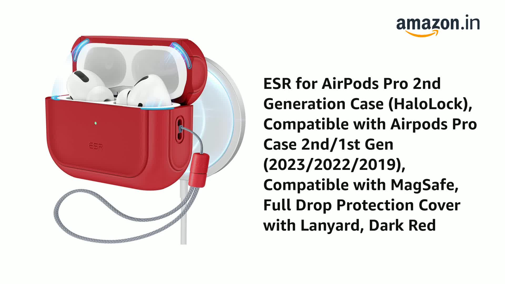 ESR for AirPods Pro 2 Case, Compatible with AirPods Pro Case 2nd